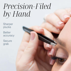 TWEEZER GURU tweezers demonstrating precise plucking