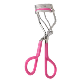 Tweezerman Comfort Grip Eyelash Curler neon pink front view