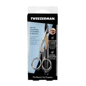 Tweezerman Eyebrow Shaping Brush showing bristle texture