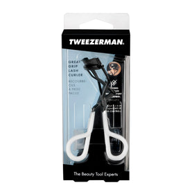 Tweezerman eyelash curler packaged with replacement pads
