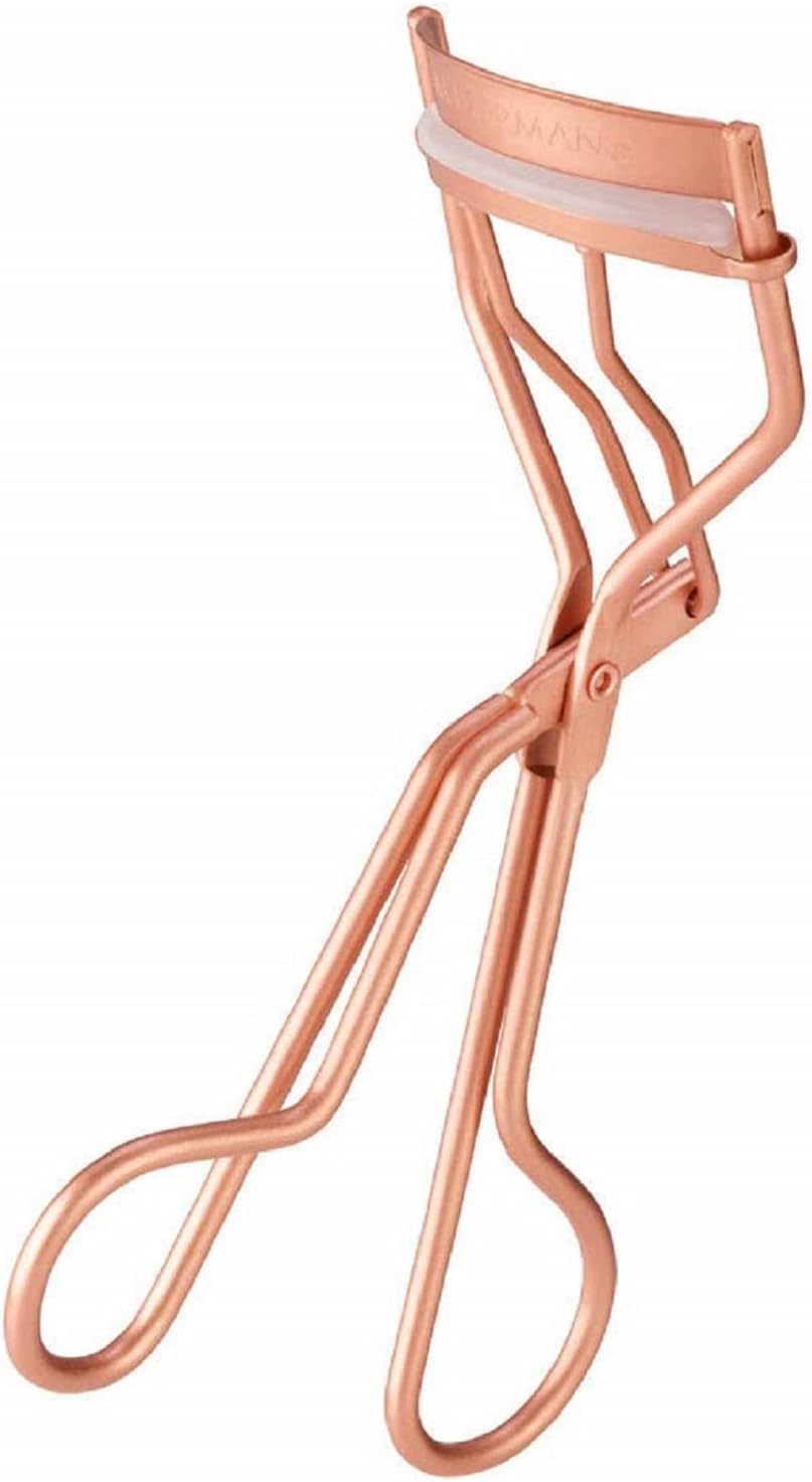 Tweezerman Eyelash Curler Rose Gold close-up of pads