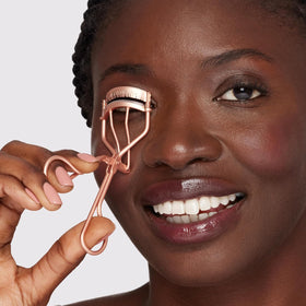 Tweezerman Eyelash Curler Rose Gold with refill pads