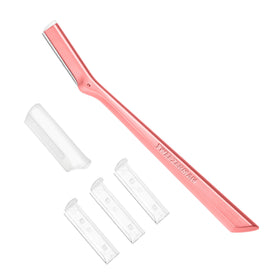 Tweezerman Facial Razor Tea Rose front view