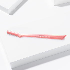 Tweezerman Facial Razor Tea Rose side view