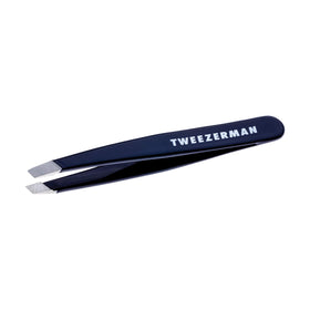 Tweezerman Mini Slant Tweezer Evening Blue front view