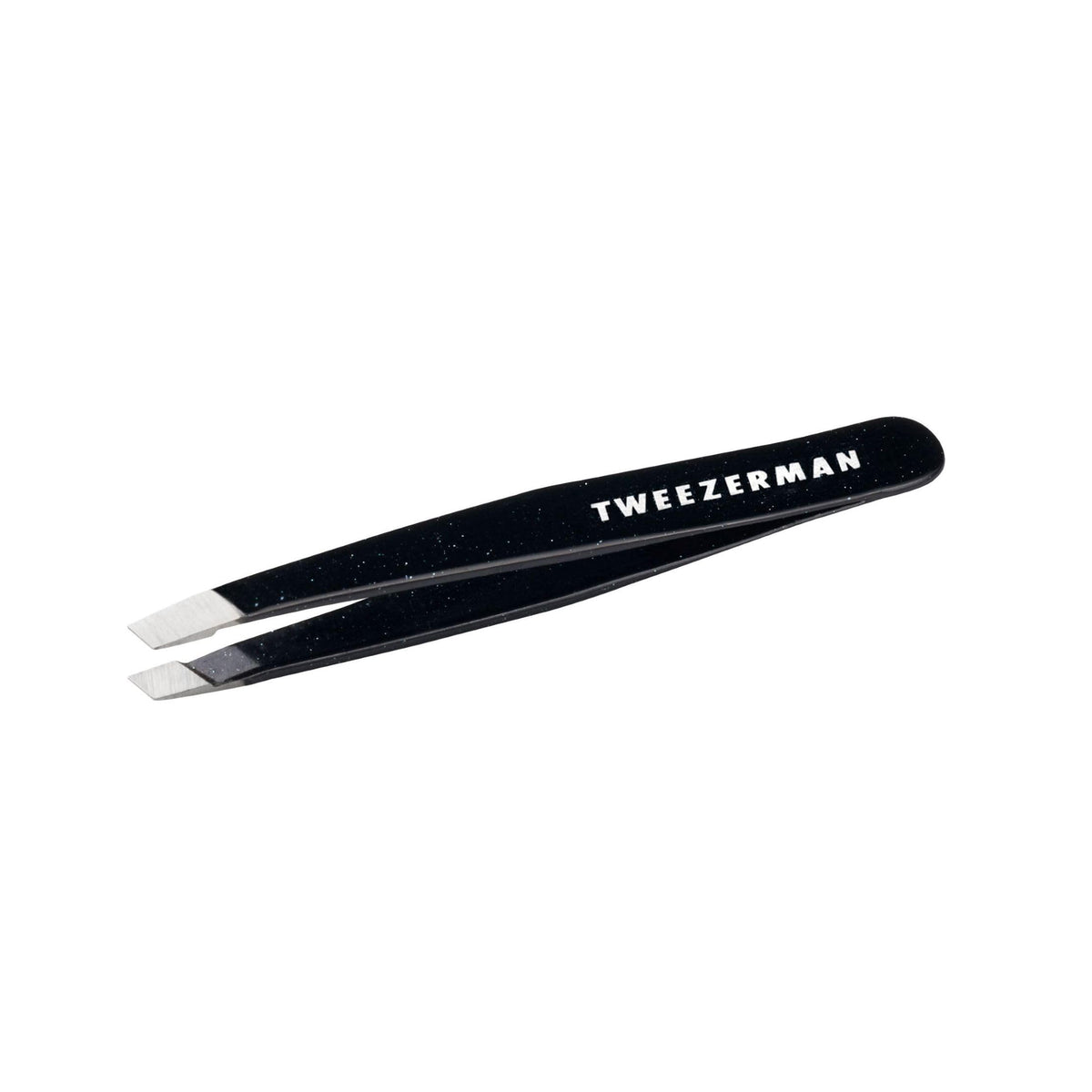 Tweezerman Mini Slant Tweezer in Dusted Onyx front view