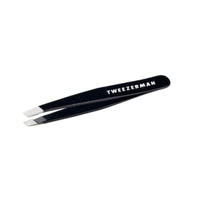Tweezerman Mini Slant Tweezer in Dusted Onyx front view