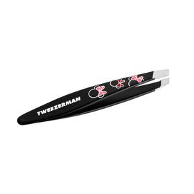 Tweezerman Minnie Mouse Mini Slant Tweezer angled tip close-up
