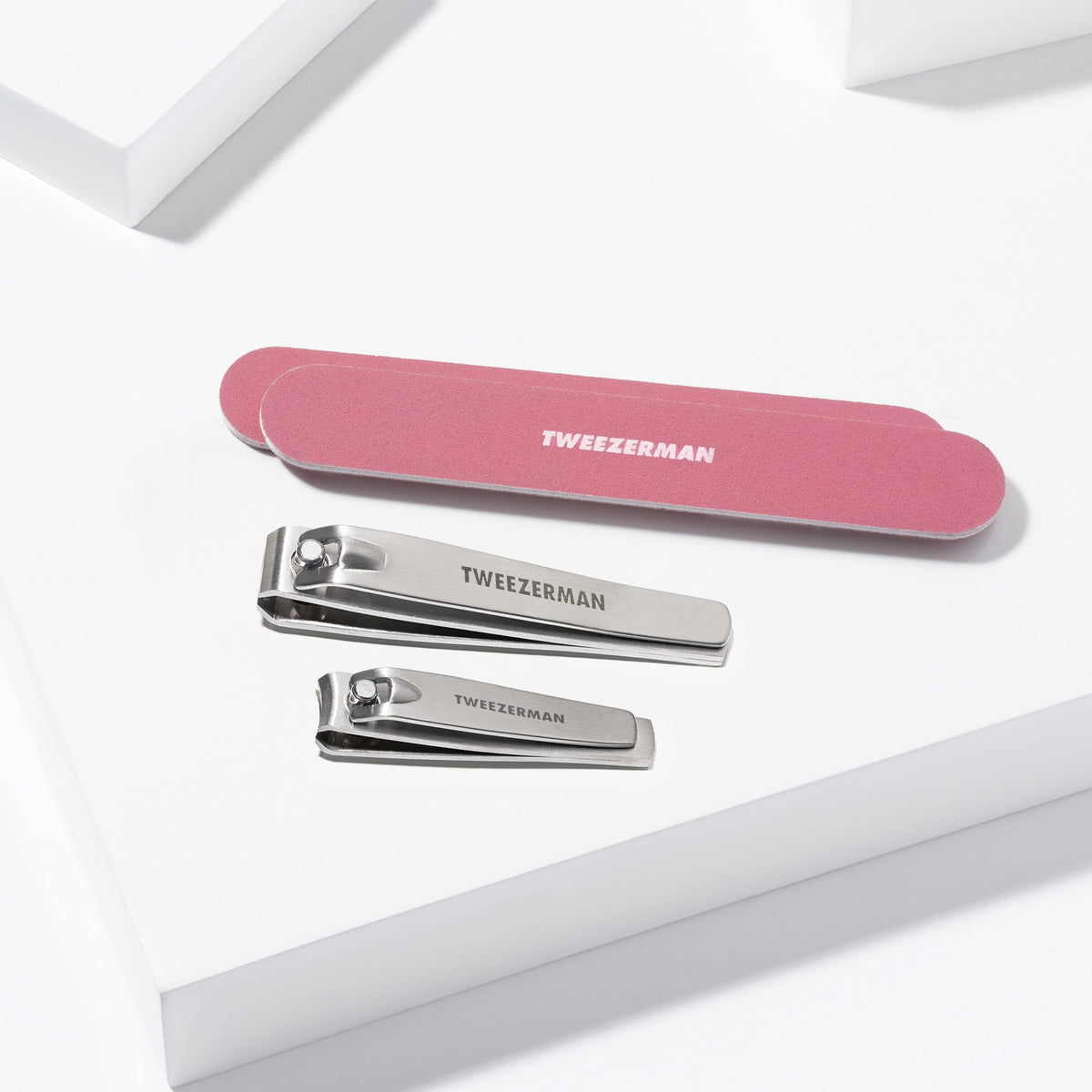 Tweezerman Nail Files with 100/180 grit for shaping