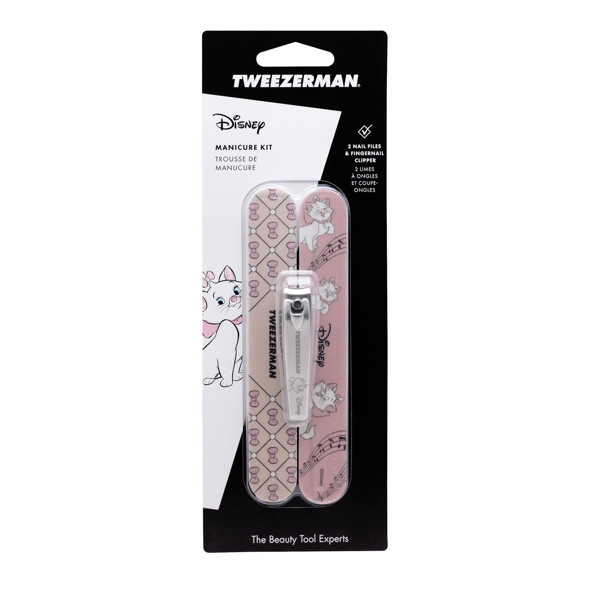 Tweezerman Nail Kit packaging with Disney's The Aristocats theme