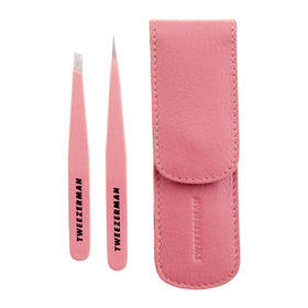 Tweezerman Petite Tweeze Set in Tea Rose, front view