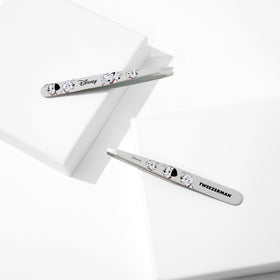 Tweezerman Slant Tweezer 101 Dalmatians close-up of tips