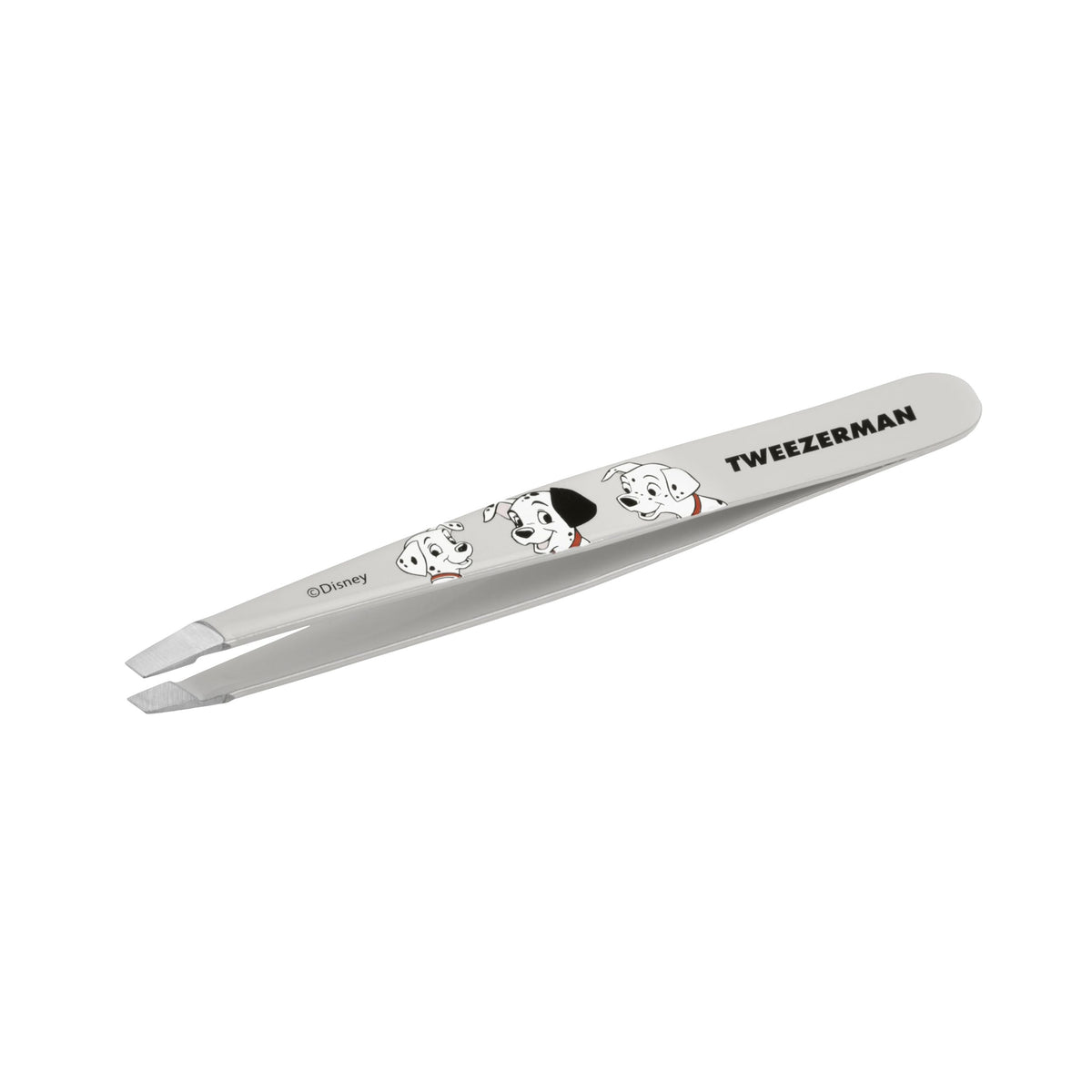Tweezerman Slant Tweezer 101 Dalmatians front view