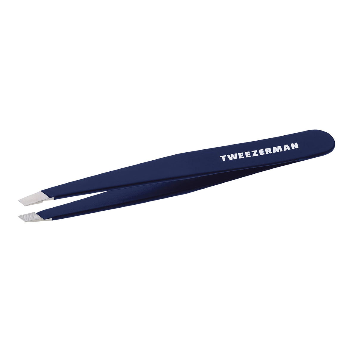 Tweezerman Slant Tweezer Evening Blue front view
