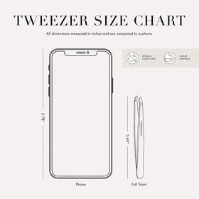 Tweezerman Slant Tweezer Evening Blue on a vanity