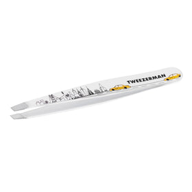 Tweezerman Slant Tweezer front view with slanted tip
