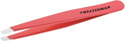 Tweezerman Slant Tweezer Geranium front view