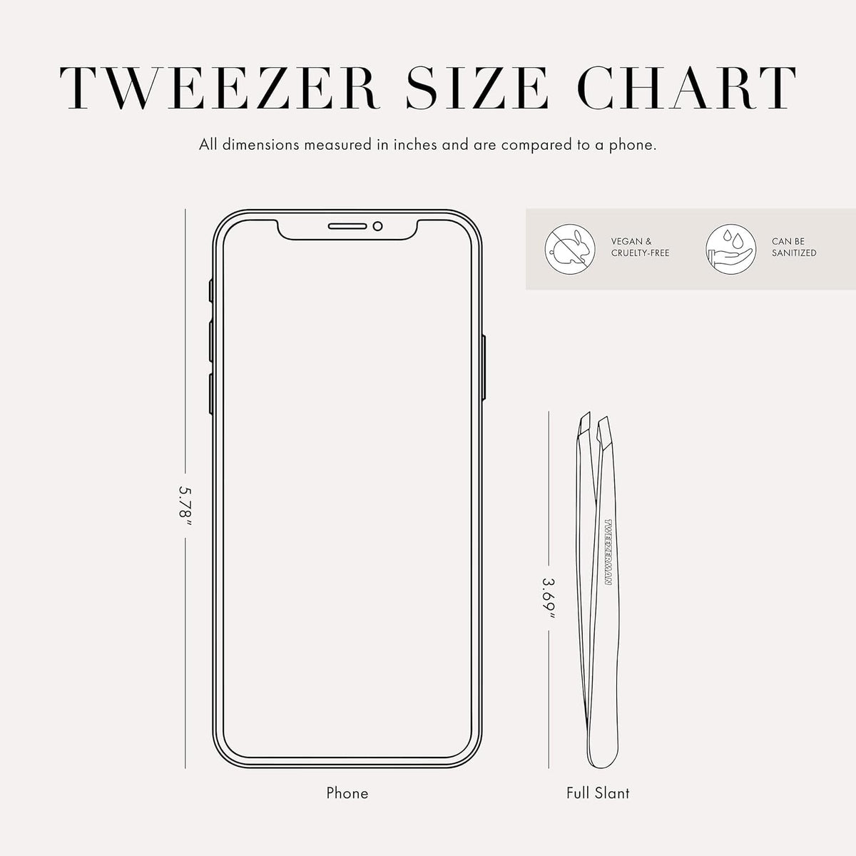Tweezerman Slant Tweezer Geranium with warm washcloth