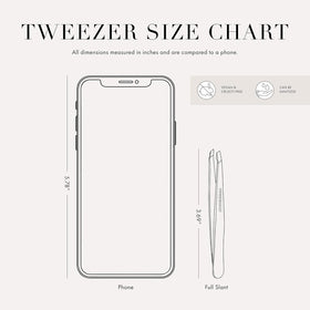 Tweezerman Slant Tweezer Geranium with warm washcloth