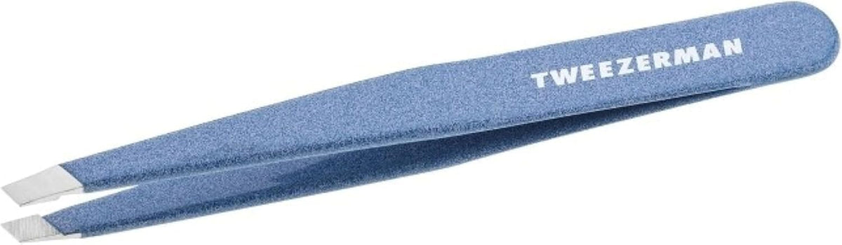Tweezerman Slant Tweezer in Granite Sky front view