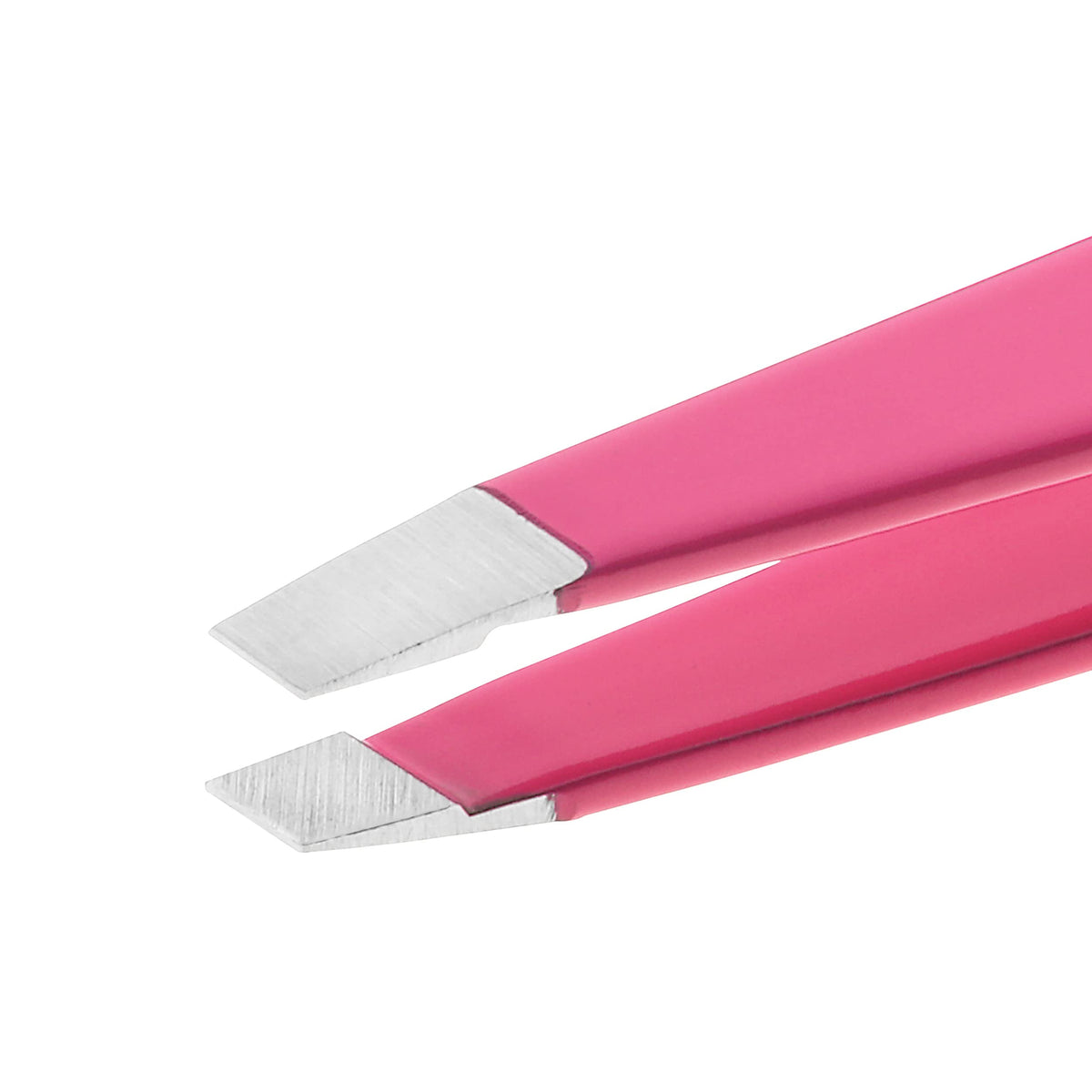Tweezerman Slant Tweezer Neon Pink with other beauty tools