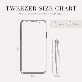 Tweezerman Slant Tweezer Pistachio angled view
