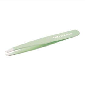 Tweezerman Slant Tweezer Pistachio front view