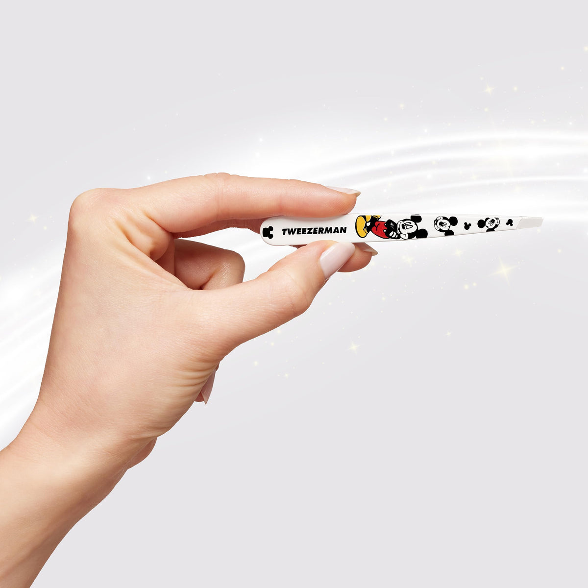 Tweezerman Slant Tweezer showing precision tips
