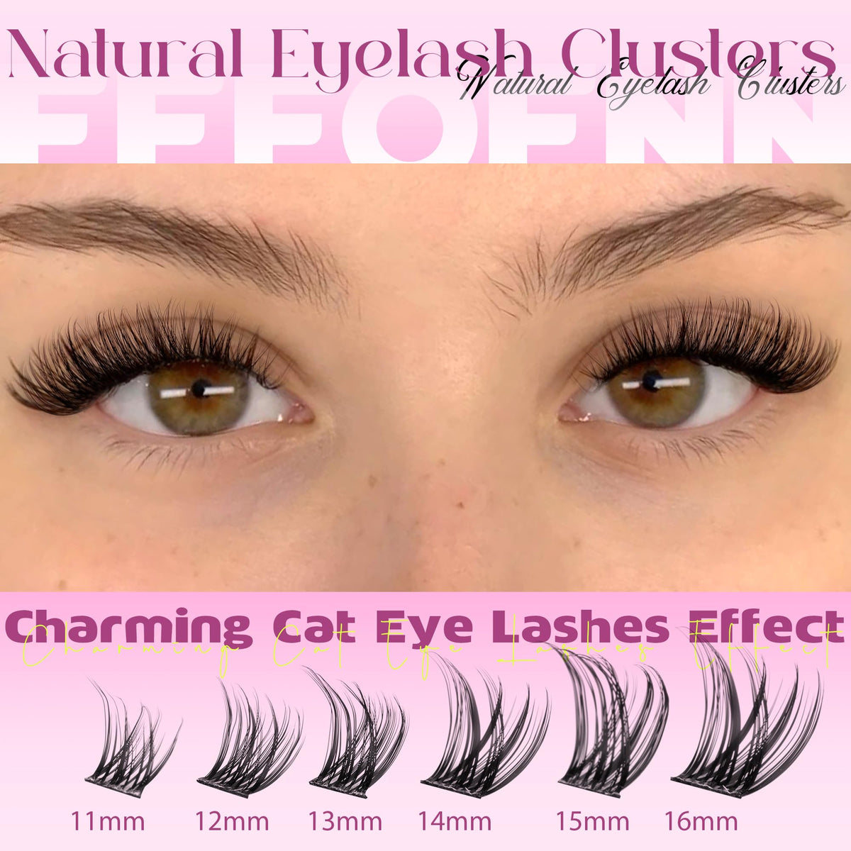 Tweezers and lash brush included in the Eefofnn kit