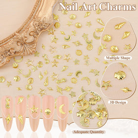 Tweezers and pick-up pencil included in BELLEBOOST nail charms set
