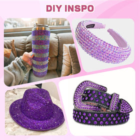 Tweezers and pickup pen for easy rhinestone application