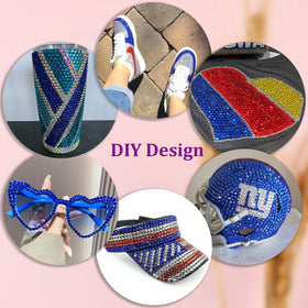 Tweezers and pickup pen for easy rhinestone application