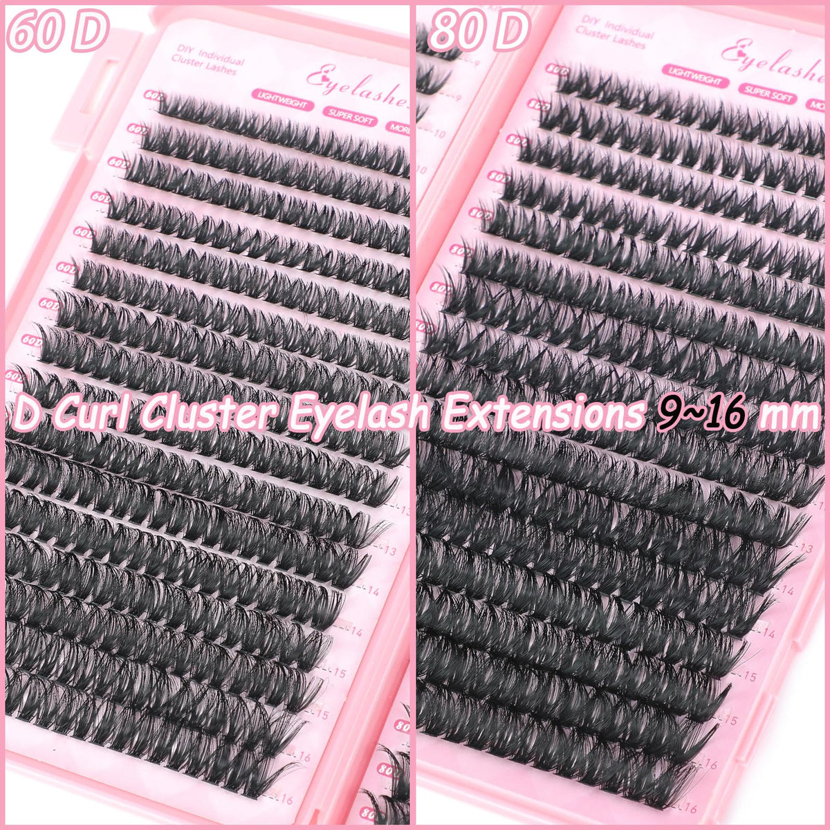 Tweezers and remover from OLLAVO Lash Clusters Kit