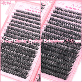 Tweezers and remover from OLLAVO Lash Clusters Kit