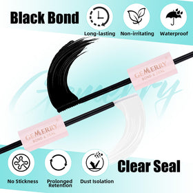 Tweezers included in GEMERRY cluster lashes kit