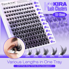 Tweezers included in Pawotence Kira Lash Clusters Kit