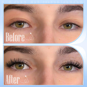 Tweezers included in TNFVLONEINS lash kit
