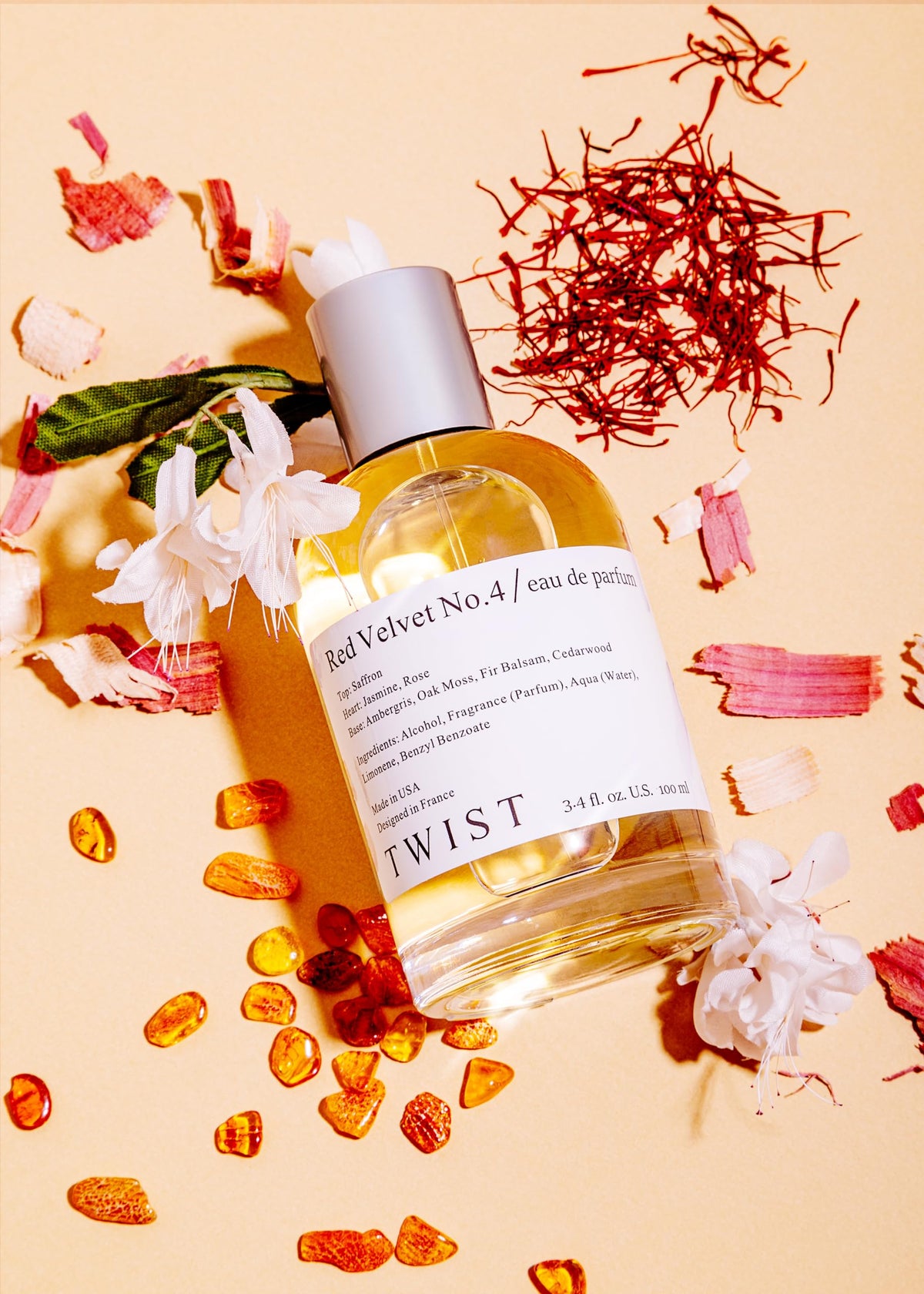 Twist Red Velvet No.4 Eau de Parfum lifestyle shot