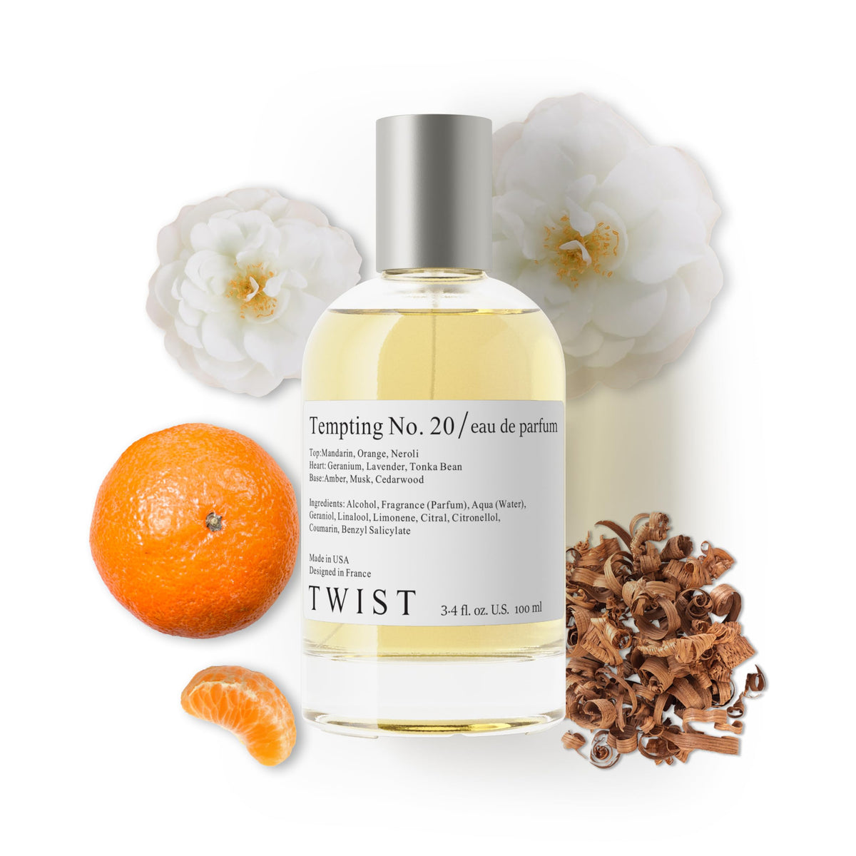 Twist Tempting No. 20 Eau de Toilette front view with packaging