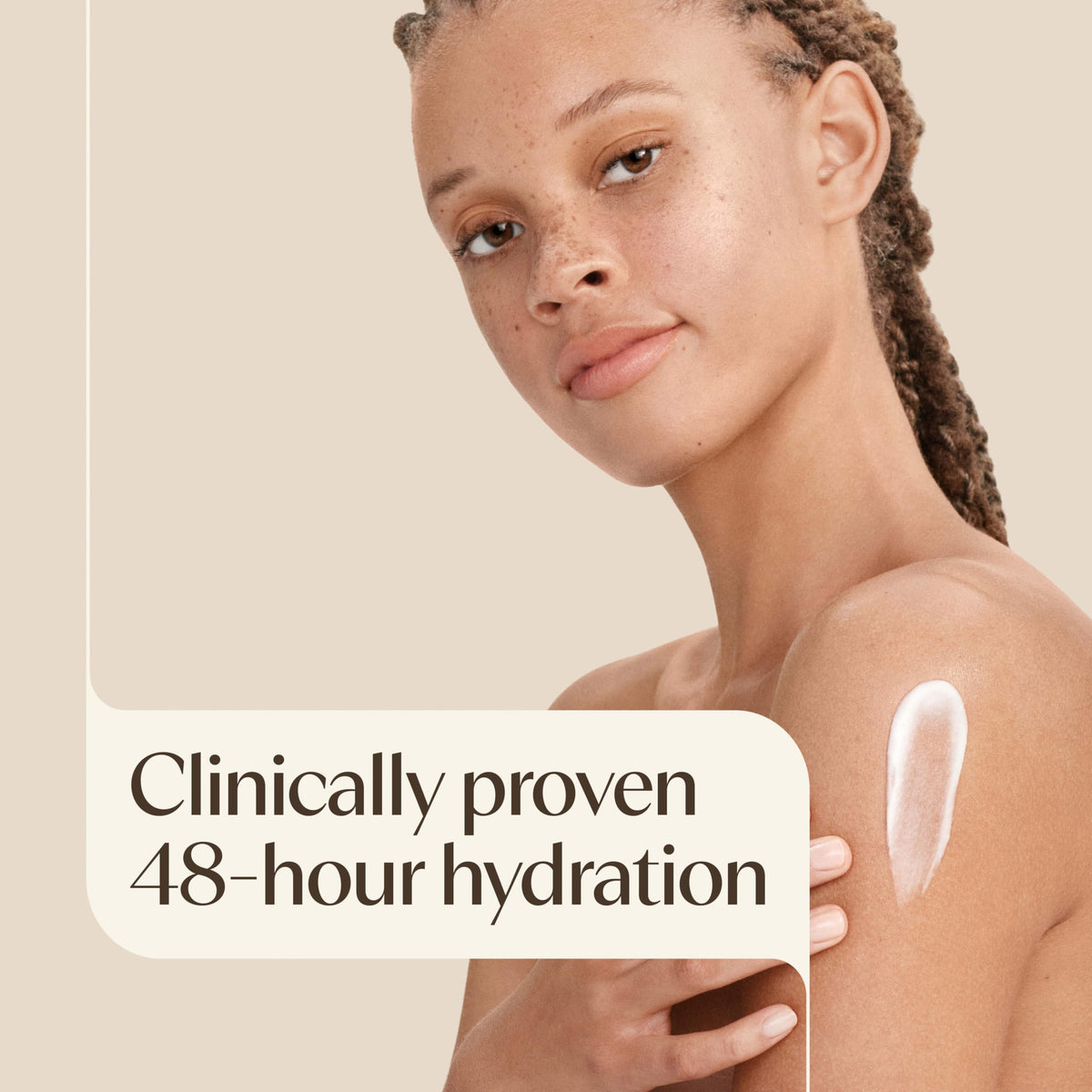 Two bottles of Aveeno Daily Moisturizing Body Lotion side by side