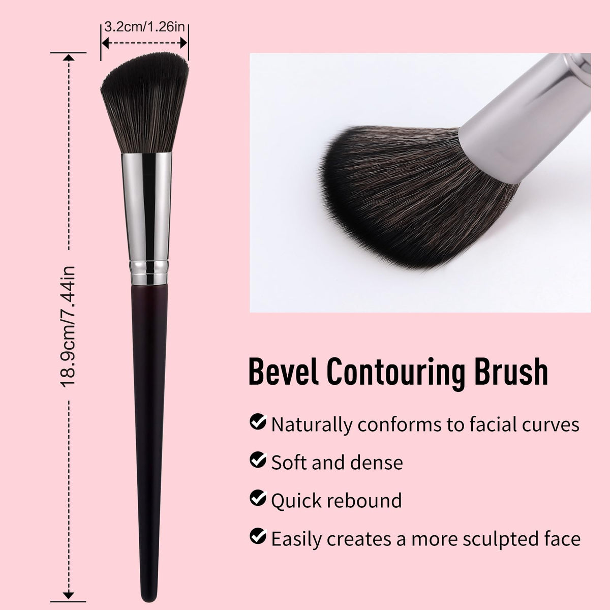 Two brushes included with SPRINGSKY contour palette