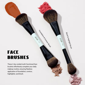 Two Jessup eyeshadow brushes in the set