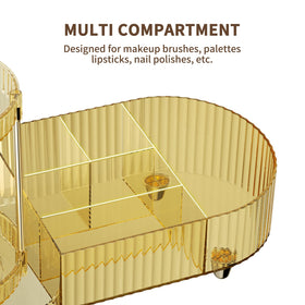 Two perfume trays of the Jywantful organizer with various bottles