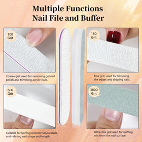 Two sanding strips for nail filing in JODSONE kit