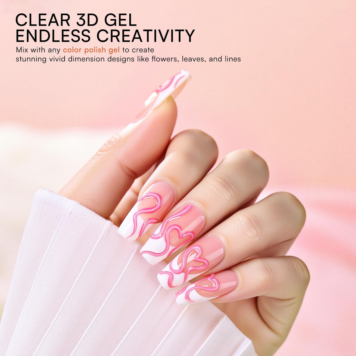 Two shades of chrome nail powder included in the kit