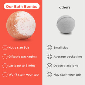 Two Sisters bath bombs in a festive gift box