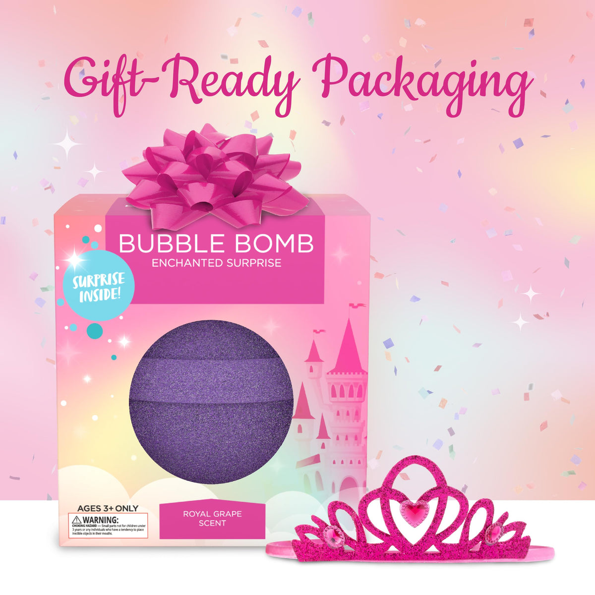 Two Sisters Bath Bombs in gift-ready packaging