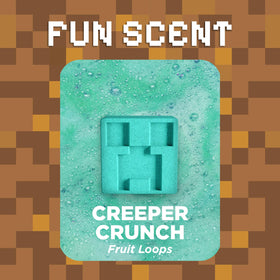 Two Sisters Creeper Bath Bomb in bathtub with bubbles