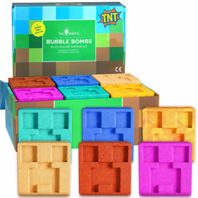 Two Sisters Creeper Bath Bombs 6 Pack front view with colourful packaging