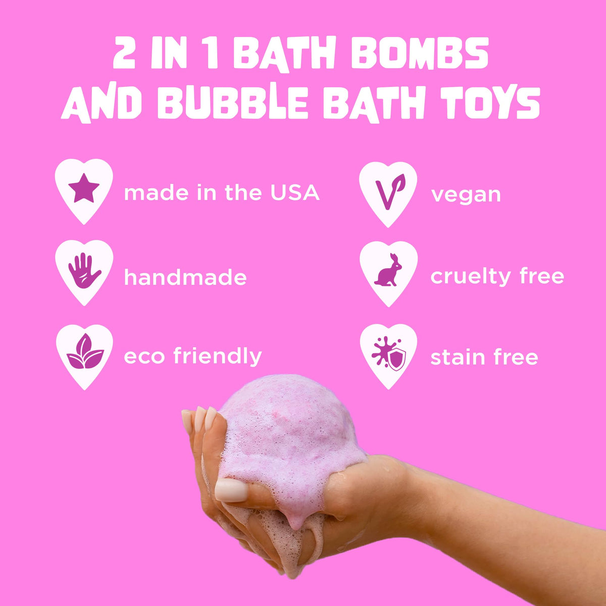 Two Sisters Unicorn Bath Bomb packaging with colourful design